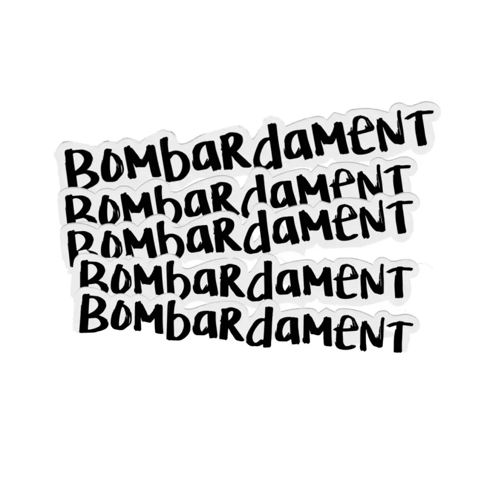 BOMBARDAMENT - 5 Sticker Pack